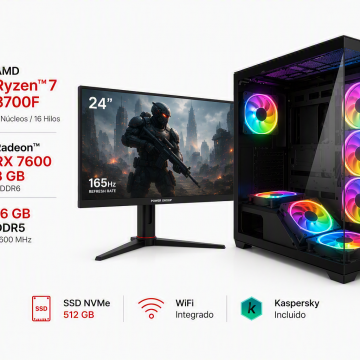 R87162F76W Gamer / Ryzen 7 8700F / RX 7600 8 GB