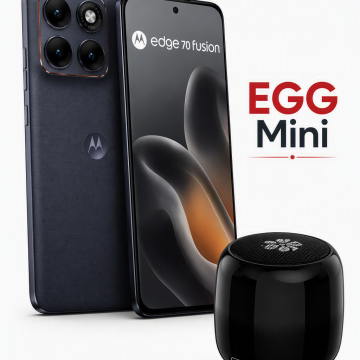 Motorola Edge 70 Fusion 5G 12GB RAM / 256GB - Azul + Parlante EGG mini