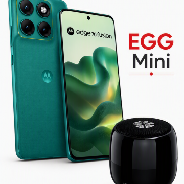 Motorola Edge 70 Fusion 5G 12GB RAM / 256GB - Verde + Parlante EGG mini